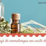 Masaje de aromaterapia con aceite de romero